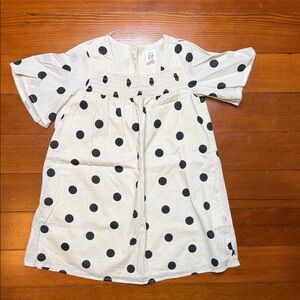 GAP Toddler Dress with Black Dots